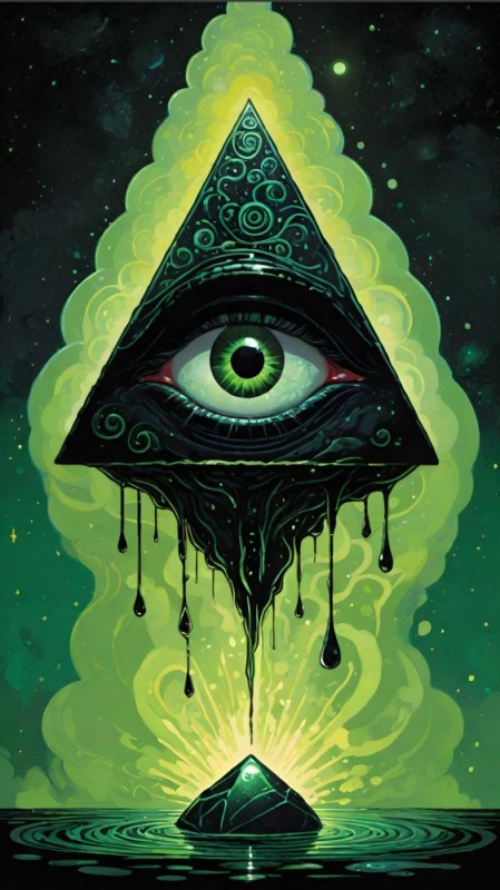 Create meme: all seeing eye pyramid, the all-seeing eye, Illuminati illuminati