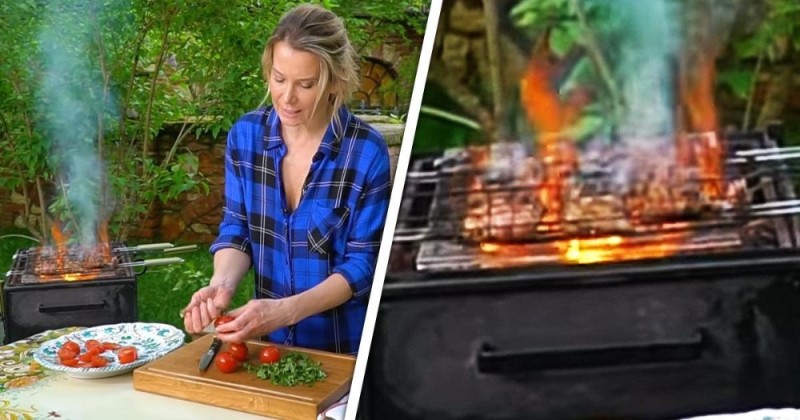 Create meme: dacha kebabs, burnt barbecue, burnt shish kebab