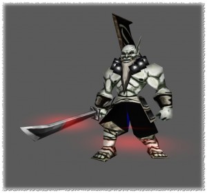 Create meme: blade, model elite warrior Warcraft 3, Warcraft 3 model Garrosh