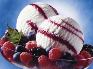 Create meme: sweet, raspberry, ice cream with your hands