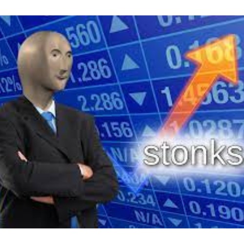 Create meme: popular meme stones, stonks rich man, stones crypt meme