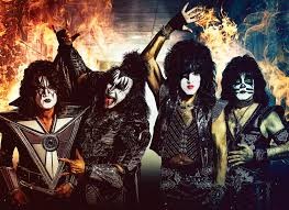 Create meme: rock band kiss, kiss