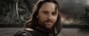 Create meme: stupid frodo questions, Aragorn over Frodo, viggo mortensen