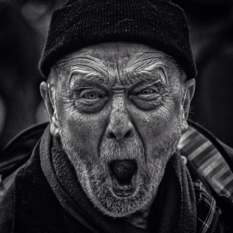 Create meme: angry grandpa, angry old man, angry grandpa