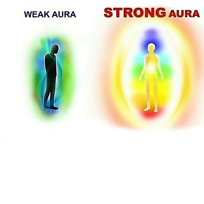 Создать мем: weak aura strong aura, аура, слабая аура сильная аура