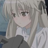 Создать мем: аниме персонажи, yosuga no sora, аниме связанные небом