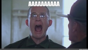Create meme: metal-shell sifco, full metal jacket, show me your war face