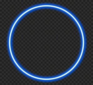 Create meme: a glowing circle