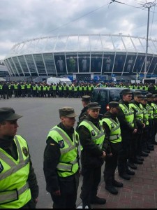 Create meme: transport, the protection of public order, MIA: "violations of public order during the opening match of the 2018 world Cup is not allowed".