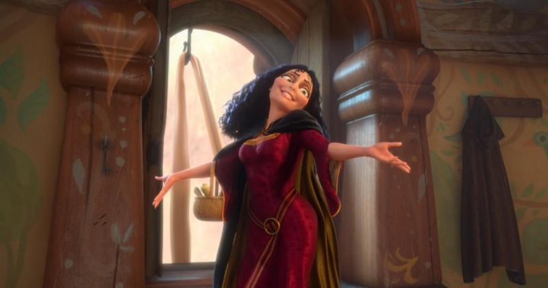 Create meme: Mother Gothel from Rapunzel, mother gothel rapunzel, Rapunzel from the cartoon