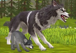 Создать мем: волк и волчица, рисунки и wildcraft #wildkraft#симулятор#волк, волчица