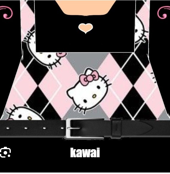 Create meme kuromi, t-shirt for hello kitty roblox, kitty  - Pictures 