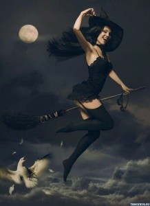 Create meme: beautiful witch, witch on a broom Eero, the girl on the broomstick