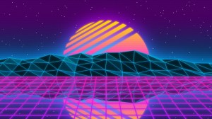 Создать мем: vaporwave, 2048 1152 ретровейв, retrowave synthwave