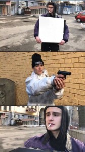 Create meme: shoot will not give the original, shoot will not give up, shoot will not give up in the template