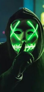 Create meme: GIF neon mask, neon mask, neon mask Wallpaper