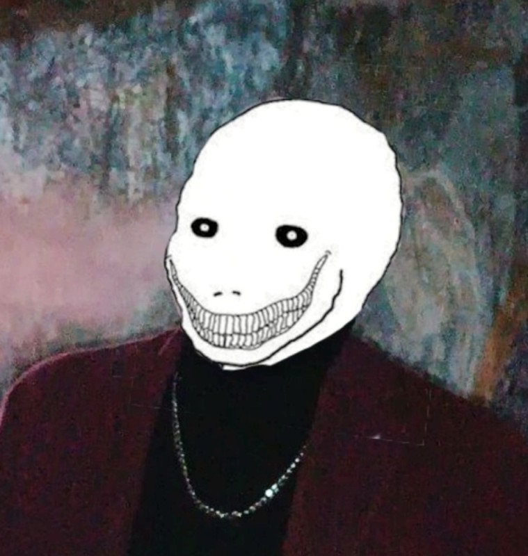 Создать мем: wojak psycho smile, мемов, мемы