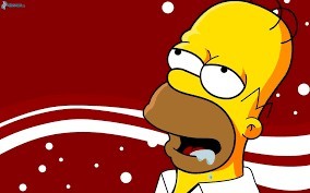 Create meme: Homer Simpson with headphones, the simpsons wrestling, the simpsons Homer