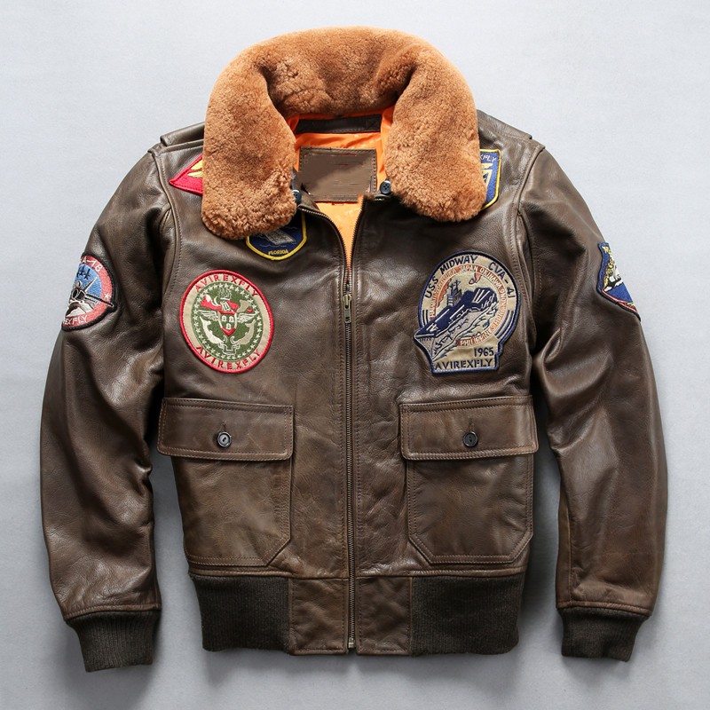 Create meme: pilot jacket, men's pilot jacket, aviator jacket avirexfly