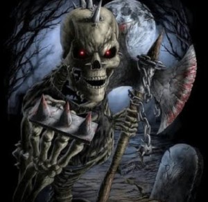 Create meme: skull of death, art skeleton, scary skeleton