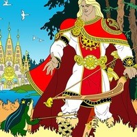 Create meme: the tale of Tsar Saltan, Tsar Saltan, Russian fairy tales