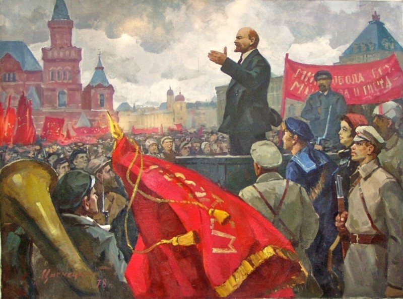 Создать мем: великая октябрьская революция, ленин владимир ильич революция, революция ленин