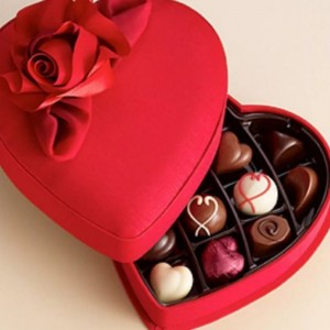 Create meme: candy godiva, candy box heart, valentine chocolate box