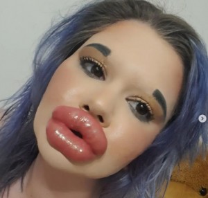 Create meme: big lips