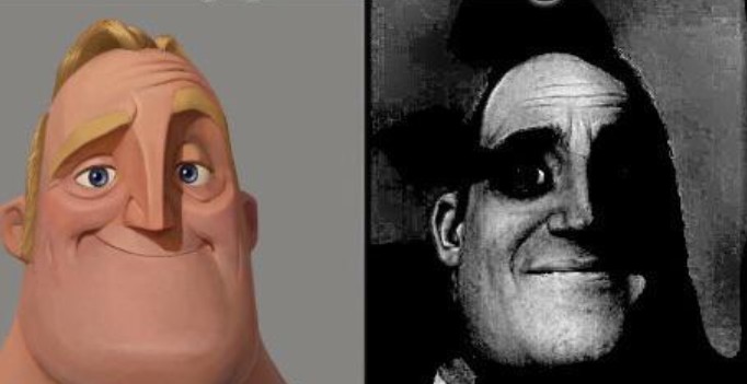 Create meme: the faces of Mr. Exceptional, the incredibles meme dad, characters of the superfamily