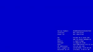 Create meme: blue screen of death Windows 1.0, blue screen of death, the screen with the text