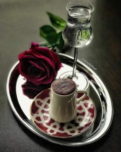 Create meme: Turkish coffee, rose, a Cup of coffee, coffee morning