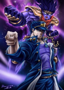 Создать мем: kujo jotaro, jotaro joestar, джоджо eyes of heaven джотаро 6