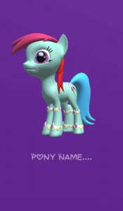 Create meme: pony Creator 3D, rainbow dash 3d, rainbow dash d