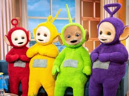 Create meme: Teletubbies , teletubbies are a merry commotion, game save the teletubbies balls