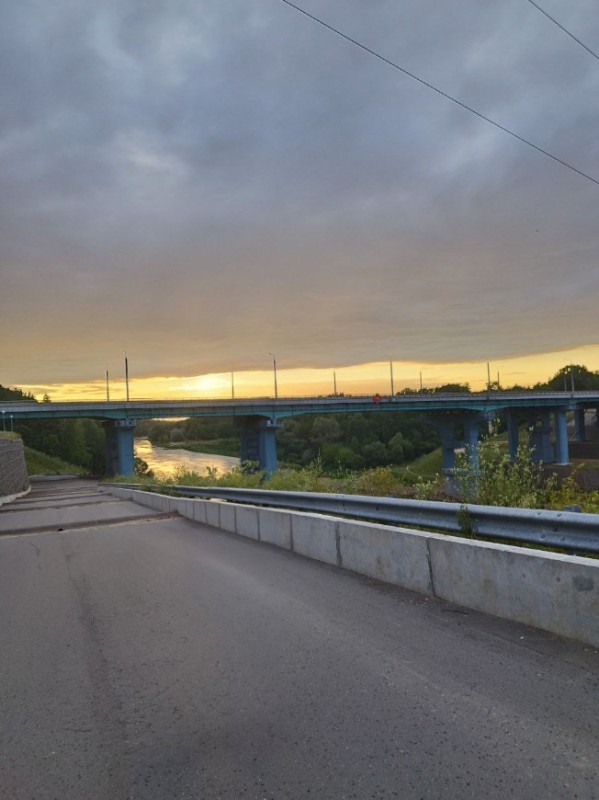 Create meme: the bridge over the river, bridge in chelyabinsk, new bridge