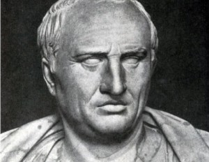 Create meme: philosopher, the Roman orator, portrait of Cicero