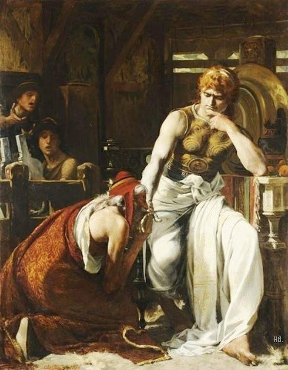 Create meme: Peter Paul Rubens Samson and Delilah, King kandavl Jerome, Gustave Boulanger painting ancient Rome