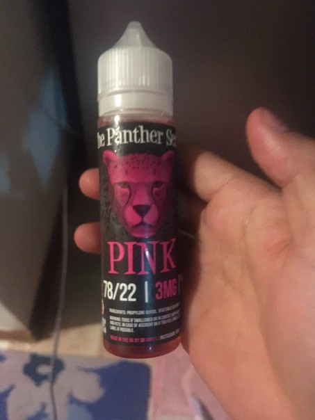 Создать мем: жидкости для вейпа, pink panther жижа, pink panther жидкость