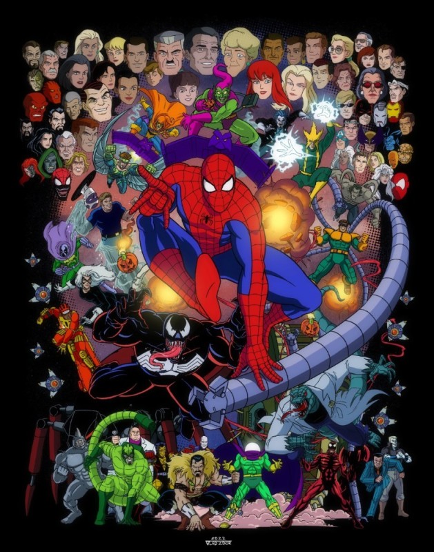 Create meme: Spider-Man, spider man 1994 poster, marvel comics 