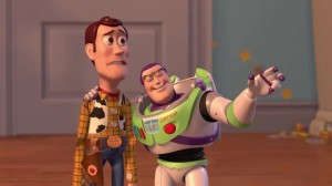 Create meme: buzz Lightyear and woody meme, buzz Lightyear, baz Lightyear and woody