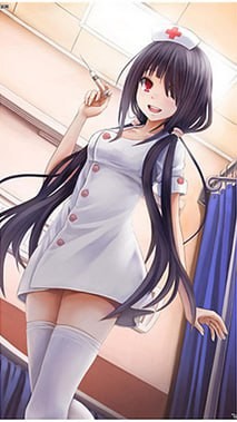 Create meme: kurumi tokisaki nurse, nurse anime, anime nurse girls