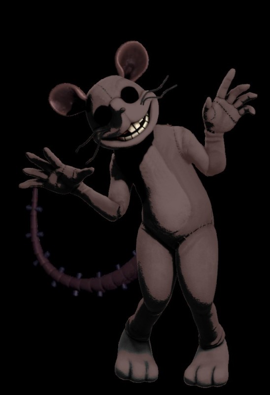 Create meme: five nights at freddy's, animatronic rat, monster rat fnak 3