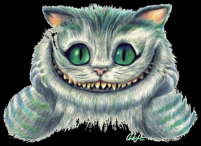 Создать мем: кот чешир, чеширский кот из алисы, чеширский кот алиса в стране