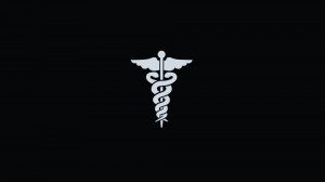 Создать мем: символ медицины, медицина на черном фоне обои, nursing logo