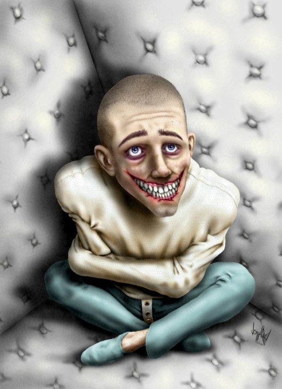 Create meme: escape from the psychiatric hospital, drawings of mental patients, mental hospital