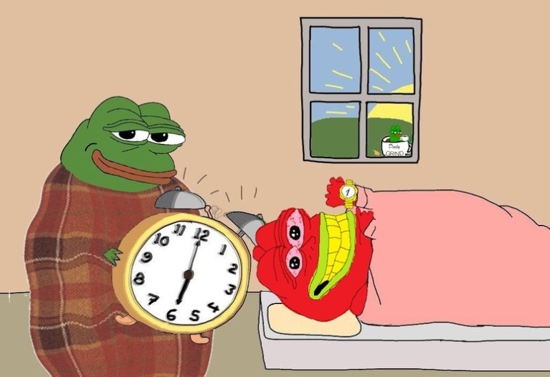 Создать мем: лягушонок пепе, comfy pepe apu, a frog