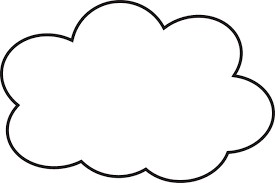 Создать мем: шаблон облака, облака для вырезания из бумаги шаблоны, облако раскраска