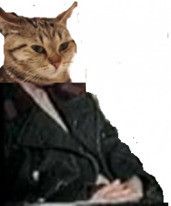 Создать мем: кот в костюме, cat, Машка епифашка