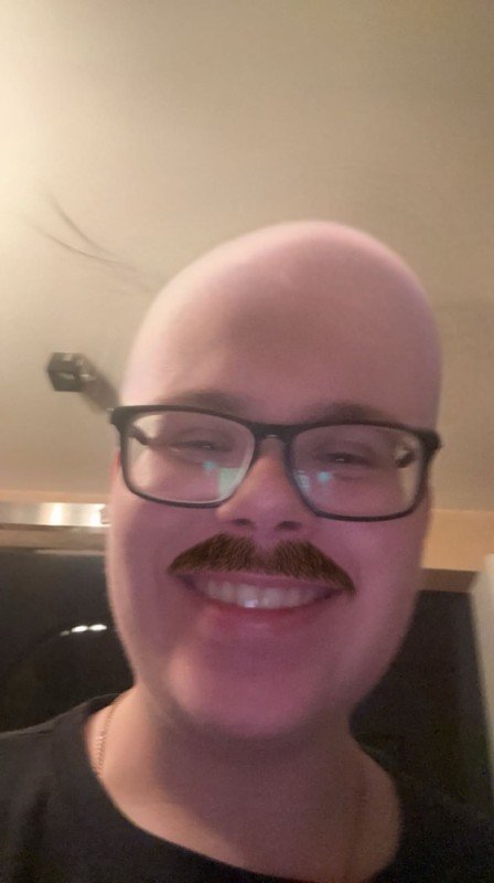 Create meme: people , boy , bald with a mustache