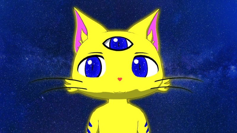 Создать мем: покемон мяут аниме, liru furry, cat